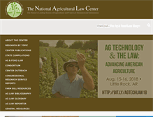 Tablet Screenshot of nationalaglawcenter.org